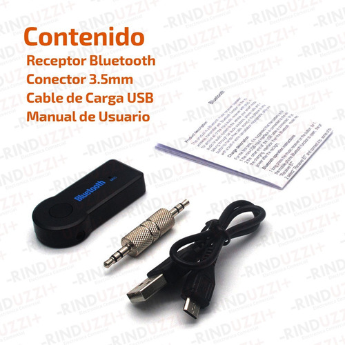 Receptor Bluetooth Usb Auto Microfono Manos Libres Estereo