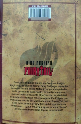 Fairy Tail Tomo 34 Ivrea Nuevo *