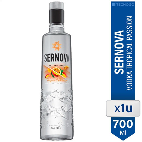 Vodka Sernova Italian Style Tropical Passión 700ml