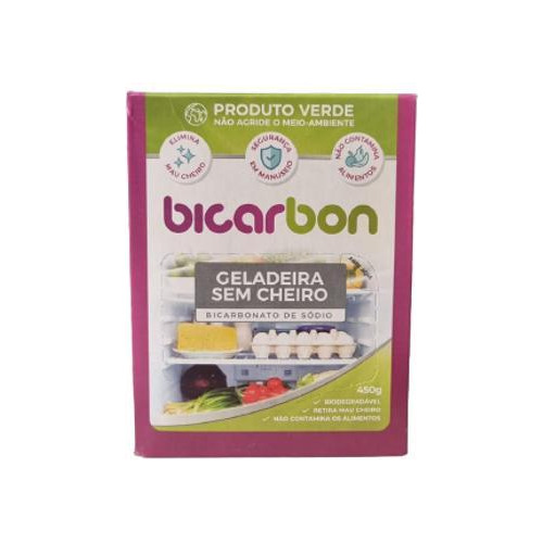 Bicarbonato Sódio Geladeira Sem Cheiro Biodegradável