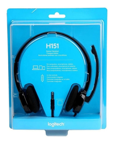 Audifonos Con Microfono Logitech H151 Headset Control Volume