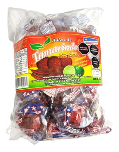 Bolitas De Tamarindo Con Chile La Original Productos Diana