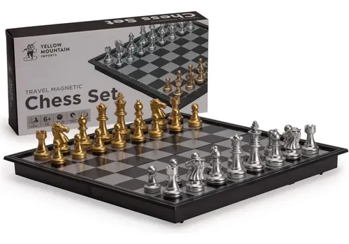 Set Scacchi Magnetico Da Viaggio El Ajedrez 10 Pollici 3 In 1 - Nuovo 2022