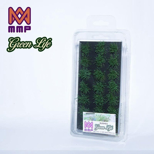 Green Life Bushes Para Diorama