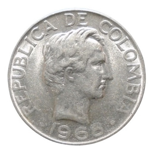 Colombia 20 Centavos 1968  2ts#6