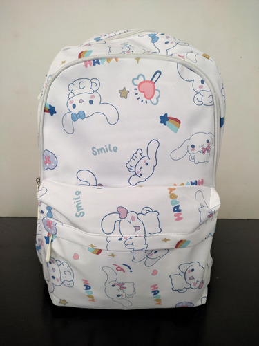 Trio Mochila Sanrio: Cinnamoroll, Pochacco Y Hello Kitty Blanco Cinnamoroll, Pochacco Y Hello Kitty