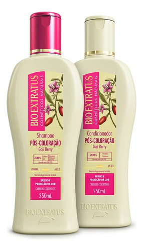 Kit Pós-coloração 250ml Shampoo E Condicionador Bio Extratus