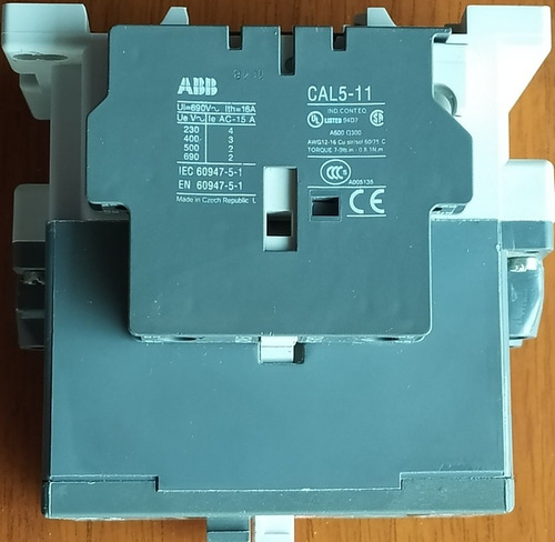 Contactor Marca Abb. A 50-30/110vexcelentes Condiciones (Usado)