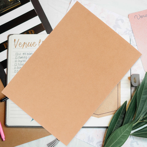 Carpeta De Archivo Simple A4 De Papel Kraft, 10 Unidades, Ra