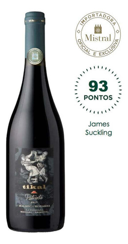 Vinho tinto Bonarda Tikal Ernesto Catena Patriota 2021 adega Mistral 750 ml
