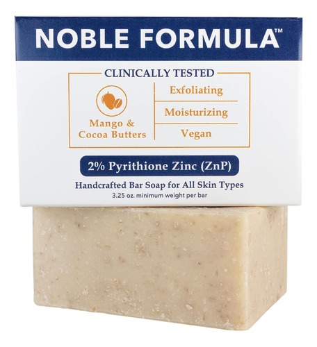 Noble Formula 2% Piritionato De Zinco (znp) Sabonete Vegano