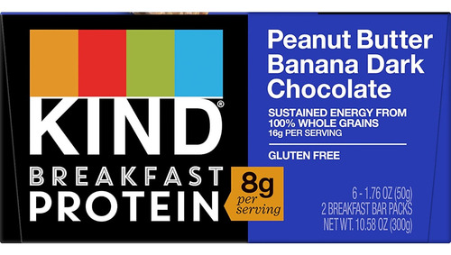 Barritas Snack Saludables Kind Breakfast Proteina Sin Gluten