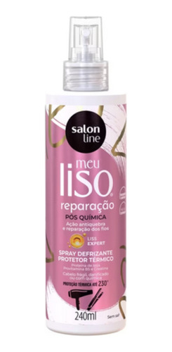 Defrizante Protetor Térmico Meu Liso Reparação Salon Line 