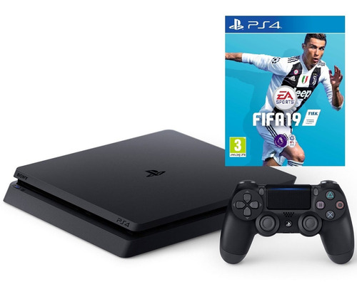 Consola Playstation Ps4 Slim 500gb + Fifa 19 - Sniper Game