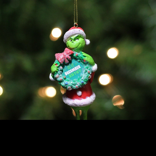 Imagen 3 de 3 de Adorno Para Árbol De Navidad Original Dr. Seuss The Grinch