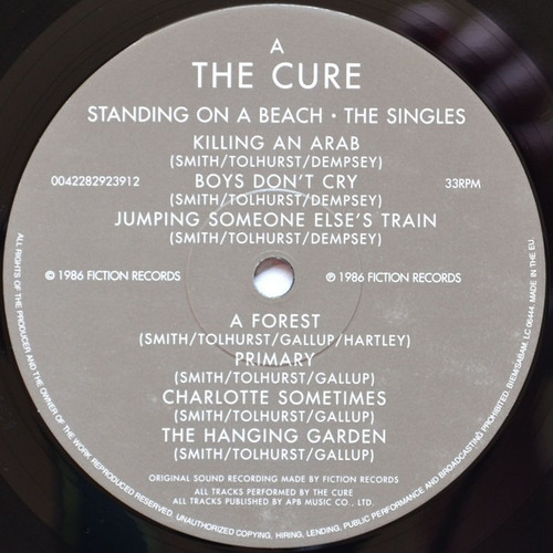 Vinilo The Cure Standing On A Beach The Singles Sellado