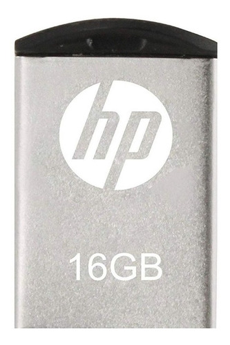 Imagen 1 de 4 de Pendrive Hp V222w 16gb 2.0 Metal Flash Drive Retractil Pc