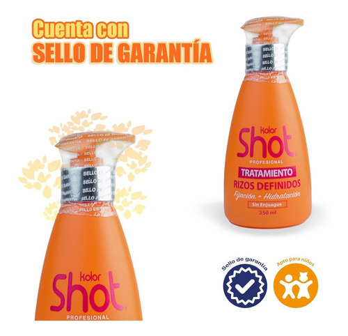 Imagen 7 de 10 de Tratamiento Profesional Rizos Definidos Kolor Shot 250 Ml