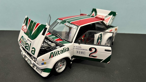 Fiat 131 Kyosho 1/18 Alitalia Rally Montecarlo