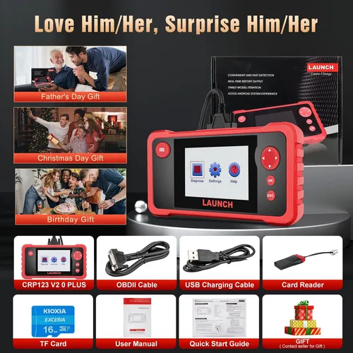 Scan Tool Launch Crp123 V2.0 Plus Elite 2024 All System