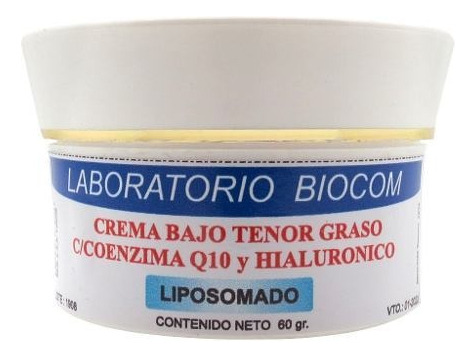 Crema con Coenzima Q10 Plus Biocom de 60g