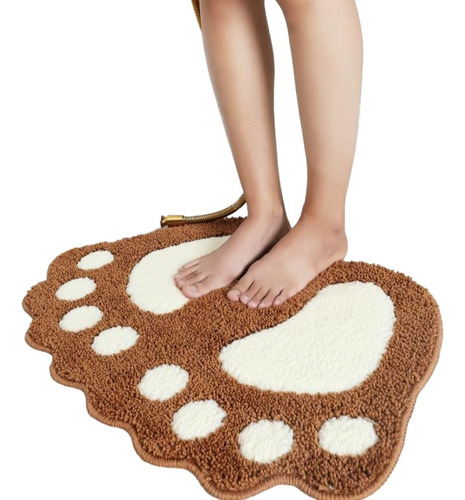 Felpudo De Terciopelo Grueso Para Baño, Antideslizante, Felp