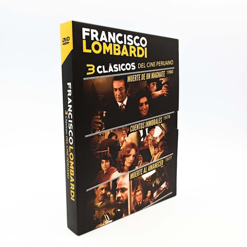 Francisco Lombardi  3 Clásicos Dvd Original Película Peruana
