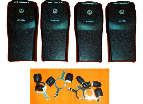 Carcasa Para Radio Motorola Ep450 - Negro
