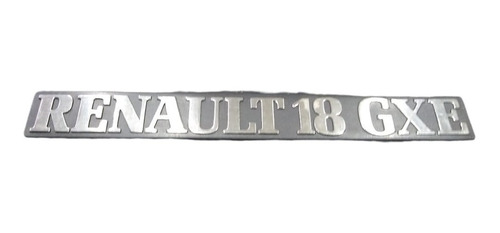 Emblema Leyenda Trasera Renault 18 Gxe