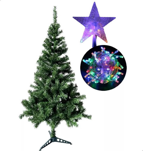 Imagen 1 de 9 de Arbol Navidad Canadiense Tupido 1,50 Cm Arbolito Navideño