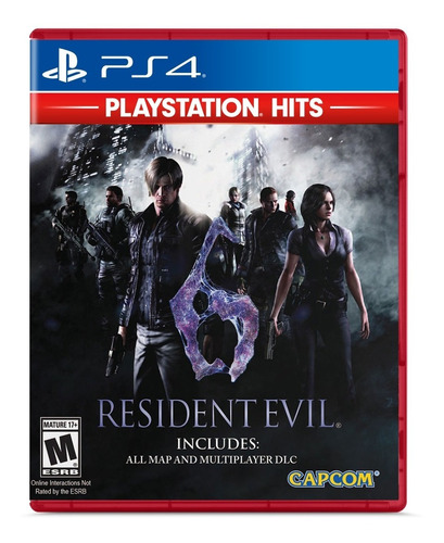 Resident Evil 6 - Ps4 En Español + Mapas Y Multiplayer Dlcs