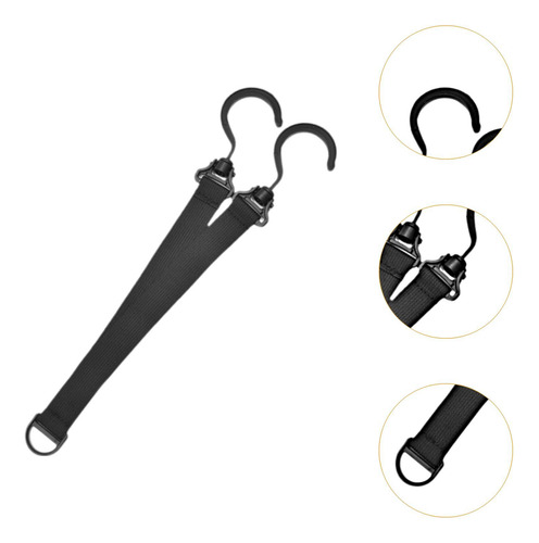Correa Colgante De Longboard Con Ganchos, Percha De Pared De