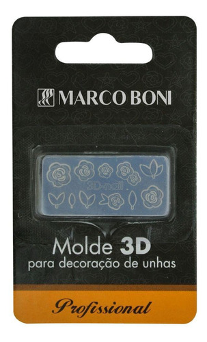 Molde 3d Em Silicone Para Decoração De Unhas Marco Boni