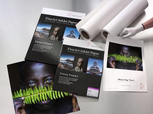 Papel Hahnemühle 10643462 Photo Rag® Perla Rollo 12m 24 Color Blanco