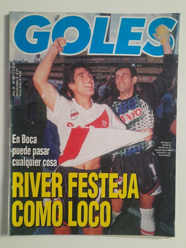 Revista Goles 1817 - River 2 Boca 0 1994 Fs