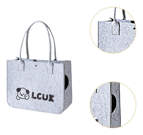 Bolsa De Transporte Para Gatos, Bolsa De Transporte Cinza L