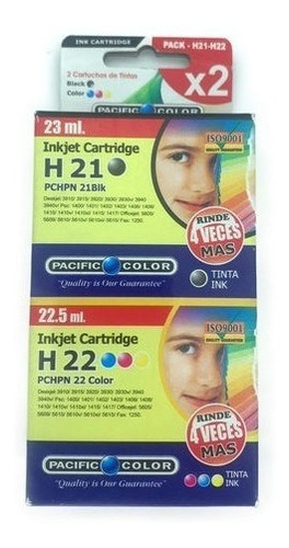 Pack Tinta Alternativa 21 Negro + 22 Color * Envío Gratis *