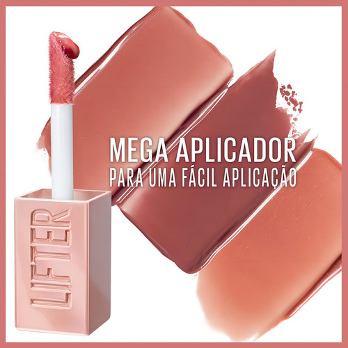 Gloss Labial Lifter Gloss Amber 5,4ml Maybelline Acabamento Brilhante Cor 007 Âmbar