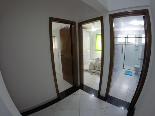 Imagem 12 de 25 de Apartamento Mobiliado Prédio Frente Ao Mar, 3 Dormitorios -guilhermina Na Praia Grande. - Ap2633