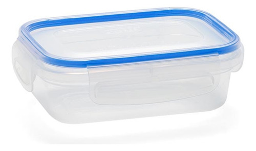 4 Contenedor Cubasa Envase Super Sello Tuper 700ml 17x12x6cm