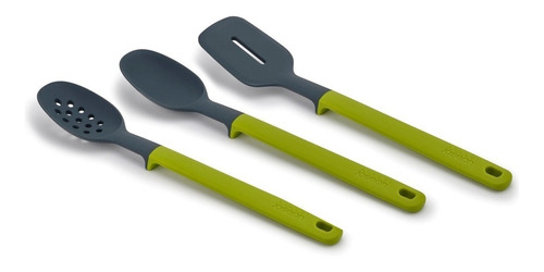  Juego 3 Piezas De Cocina En Silicona Gris Y Verde Joseph