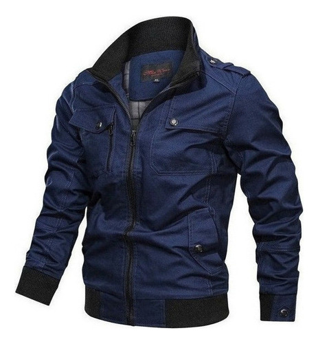 Chaqueta Bomber Estilo Casual Piloto Táctico