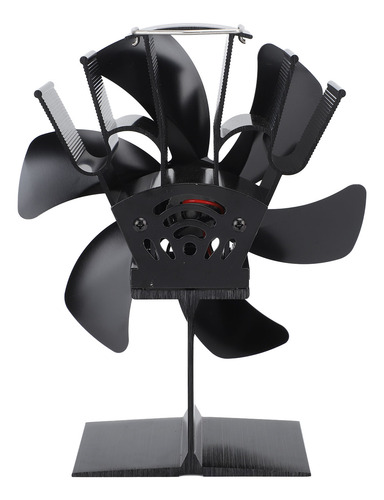 Ventilador De Estufa De Leña Vertical, 6 Aspas, Térmico