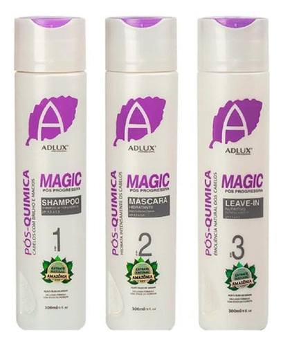 Magic Adlux 3 Passos Pós Quimica E Progressiva- Original