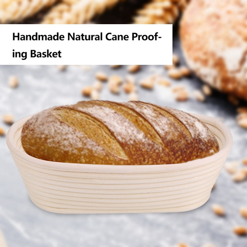 6 cestas de pan de ratán natural para la prueba del pan de 11 x 6 cm 