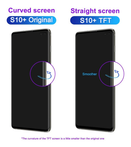 Imagen 4 de 6 de Pantalla Lcd+marco Compatible Con Samsung S10 Plus S10+ G975