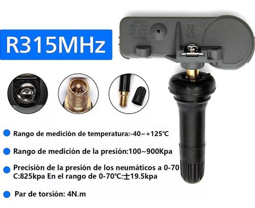 4 Sensores Tpms Presión Neumáticos Para Ford Explorer 11-15