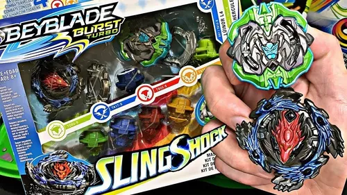 Lançador Beyblade Com Precisão Burst Slingshock - Hasbro