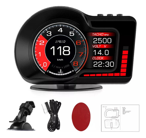 Sistema De Velocímetro Dual, Gps, Pantalla Frontal Digital P