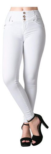 Jeans Moda Skinny Mujer Blanco Fergino 52904610